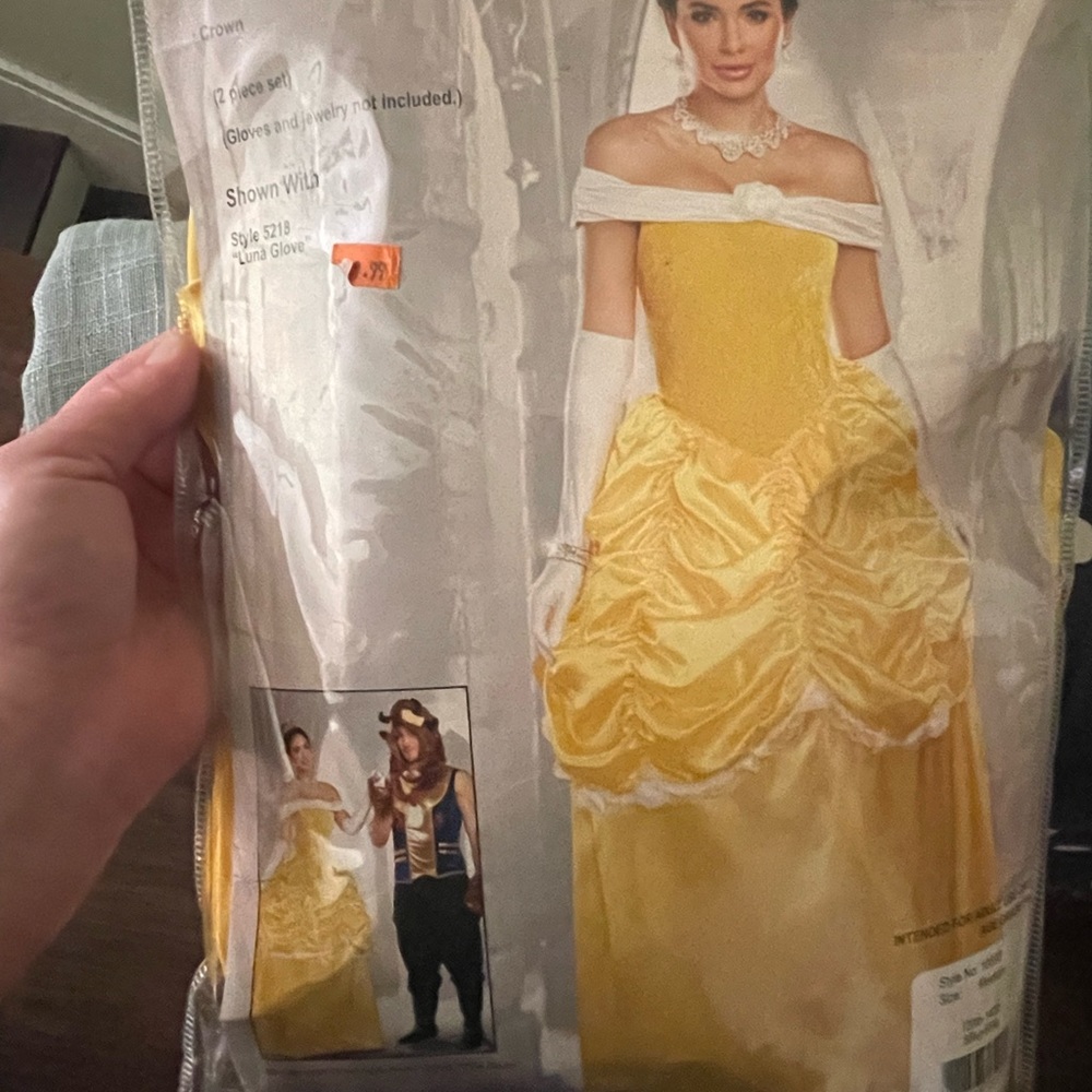 Princess 👑 Halloween costume Adult sz med & wig